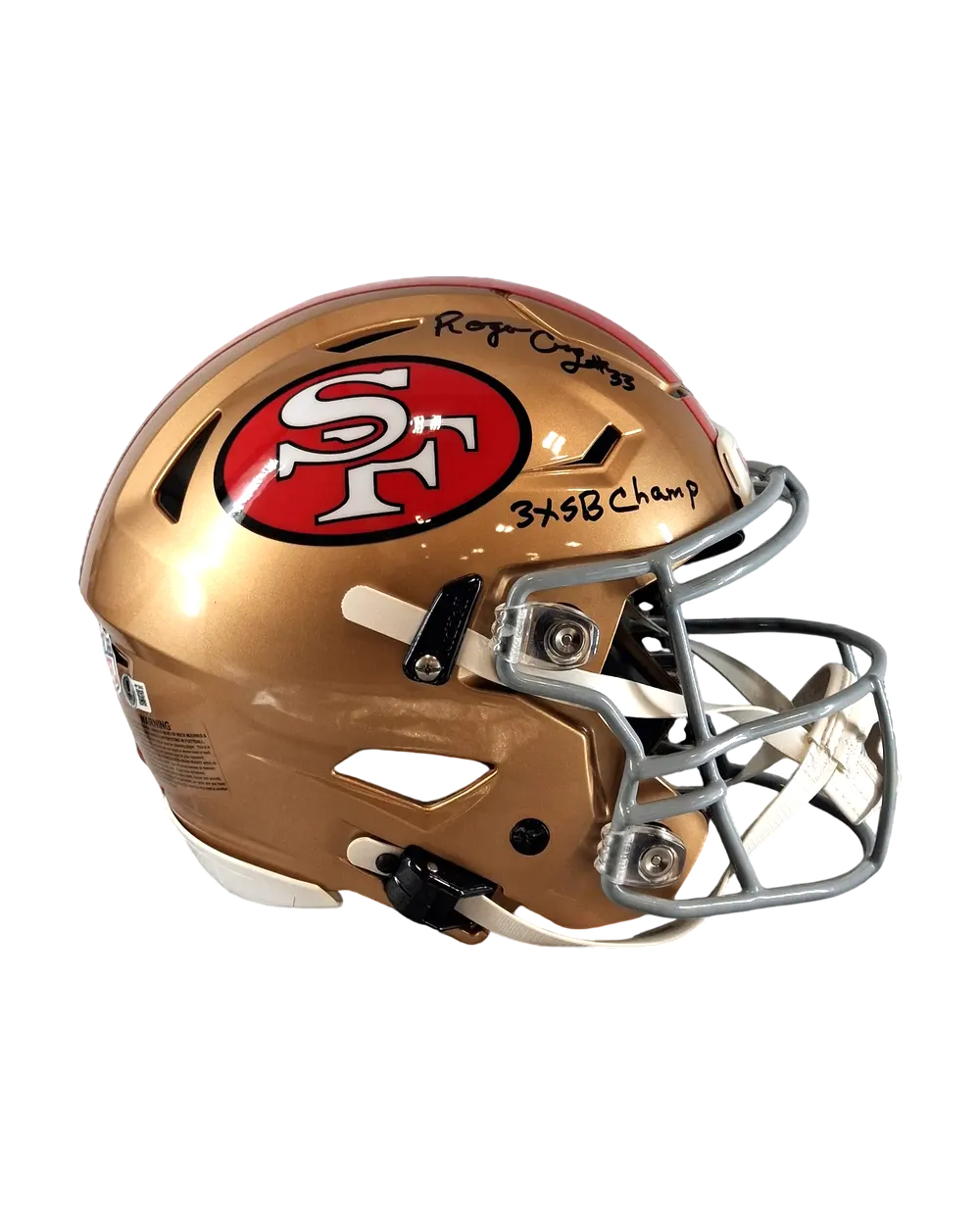 Roger Craig autographed helmet