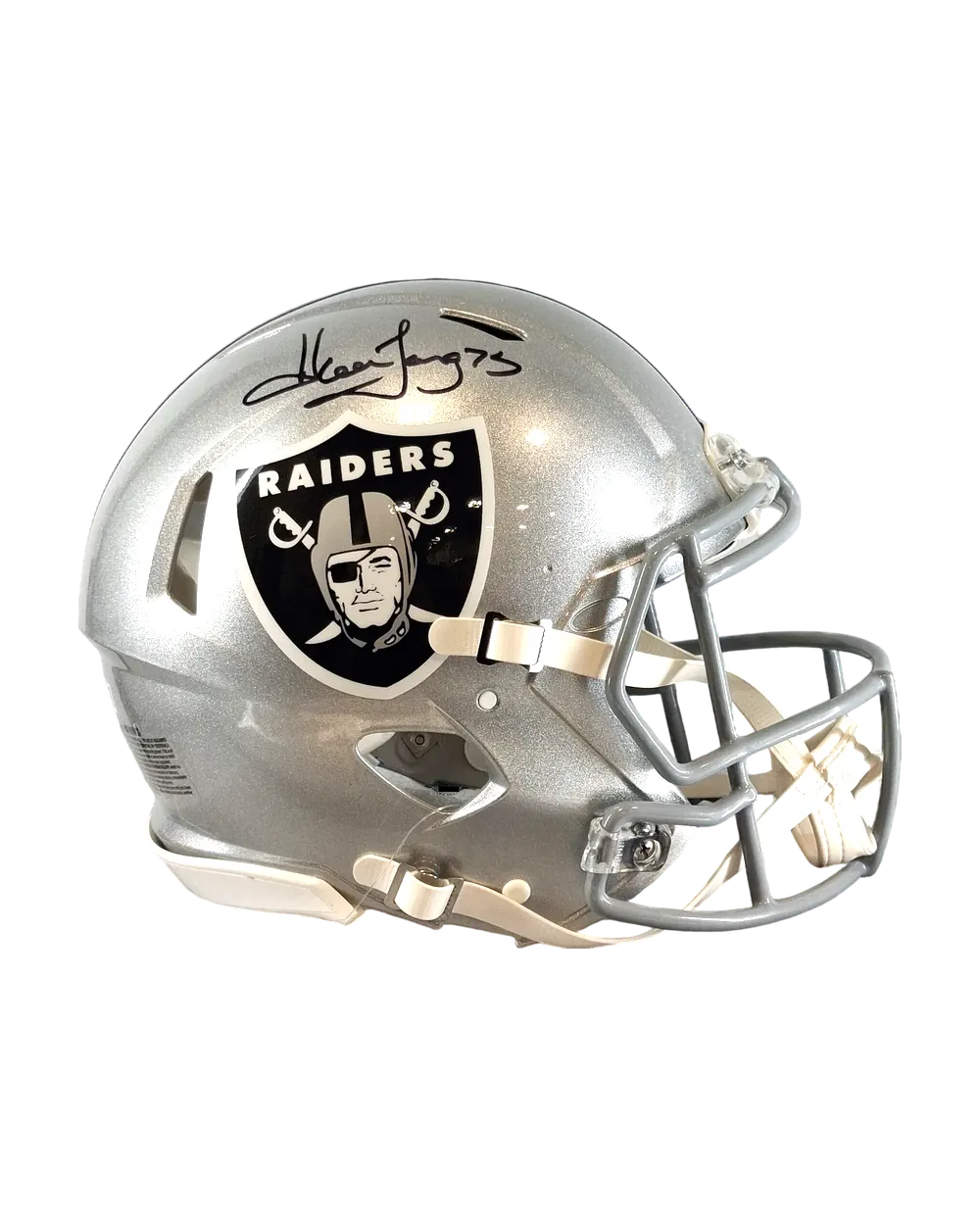 Howie Long autographed helmet