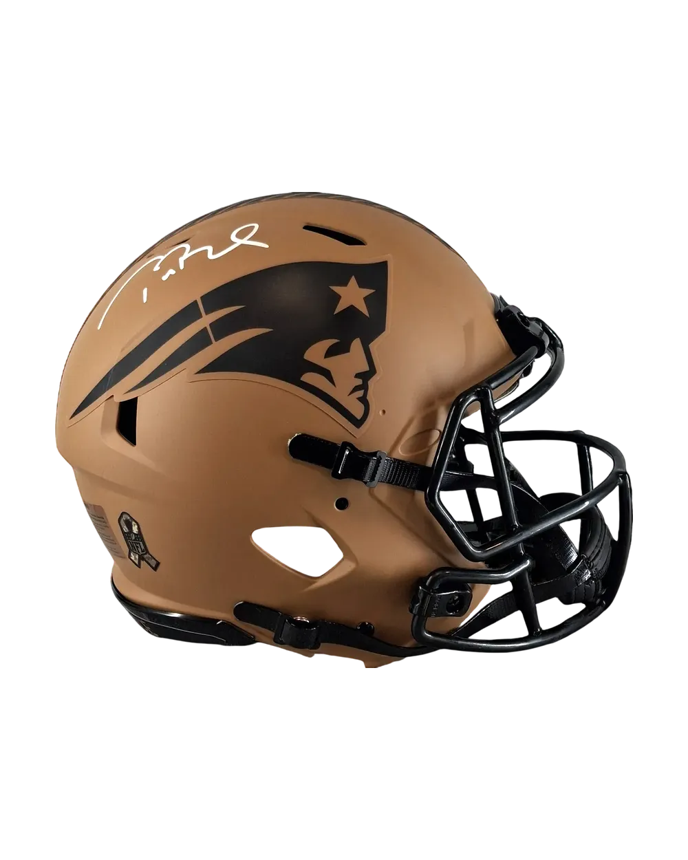 Tom Brady autographed helmet