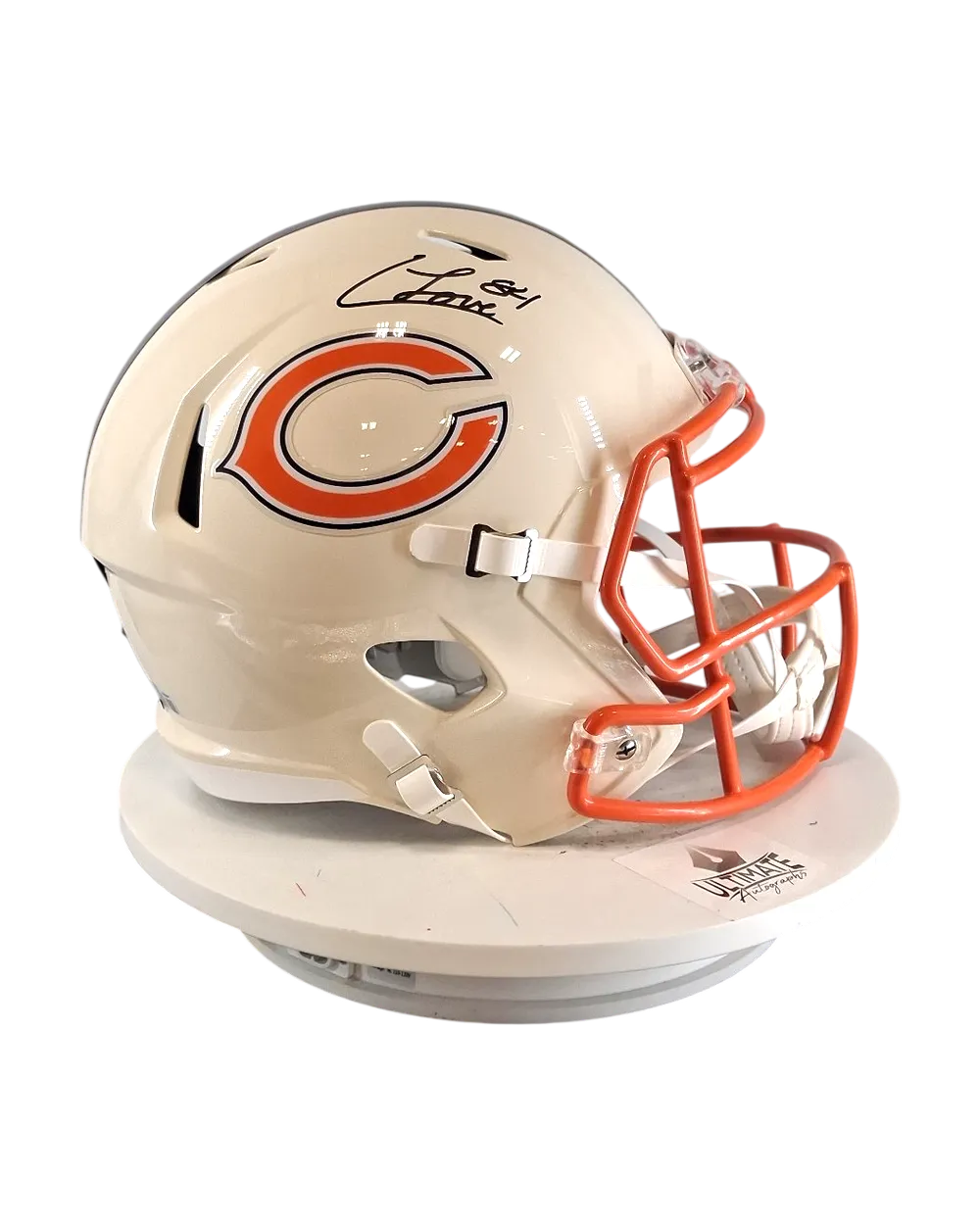 Colston Loveland autographed replica helmet