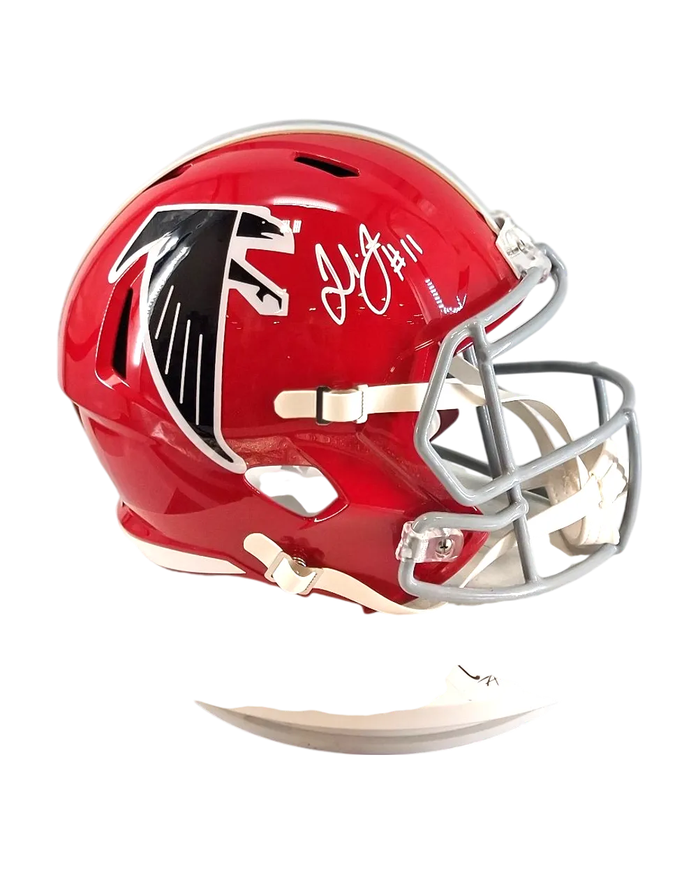 Julio Jones autographed replica helmet