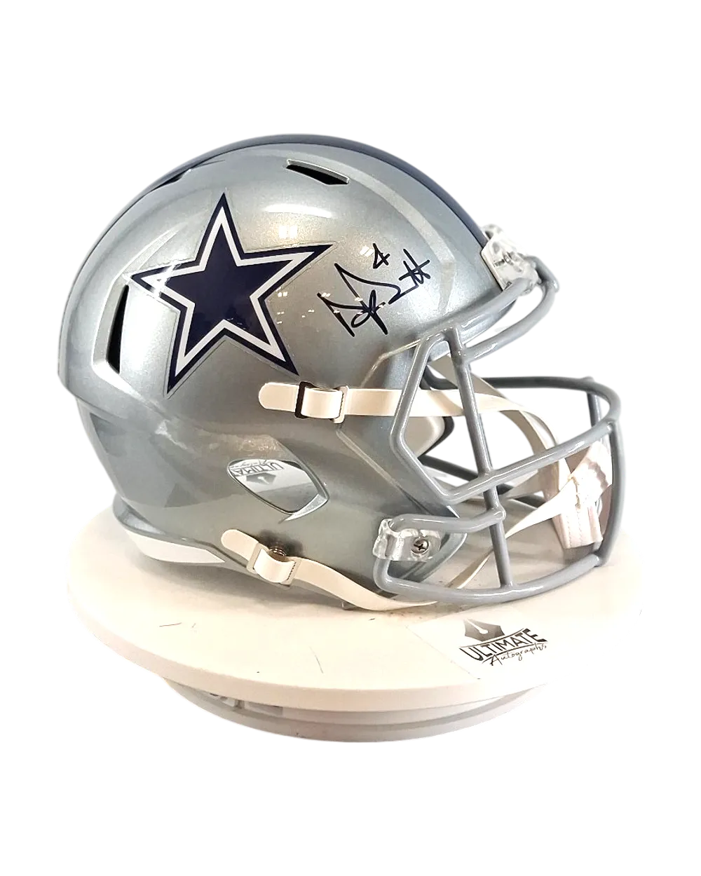 Dak Prescott autographed replica helmet