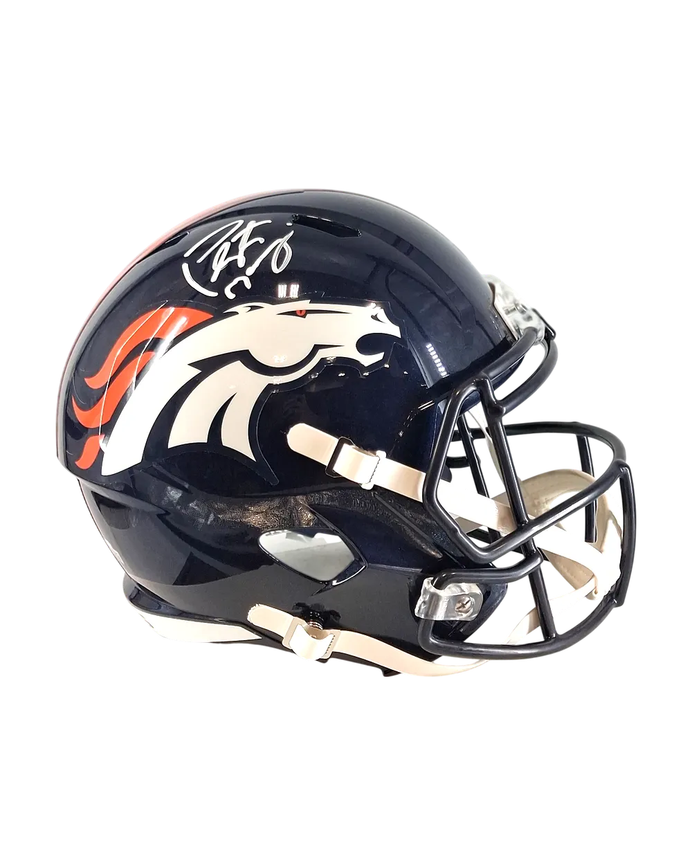 Peyton Manning autographed replica helmet