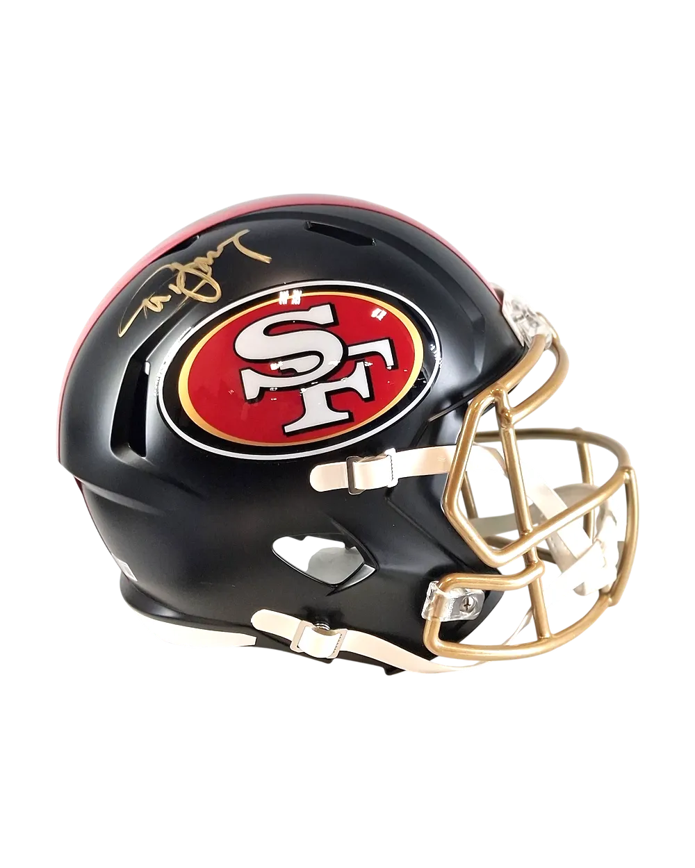 Steve Young autographed replica helmet