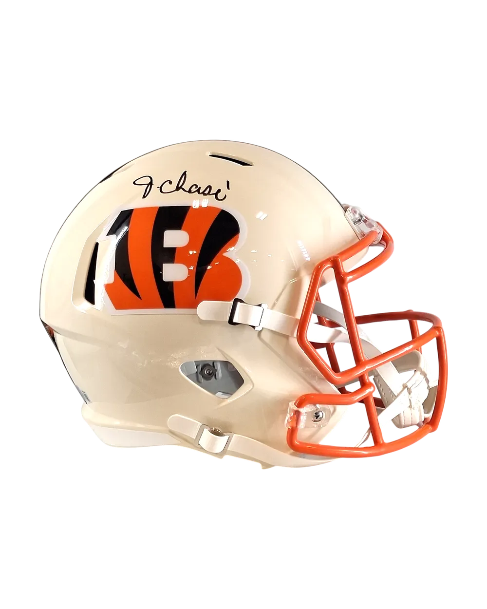 Ja'Marr Chase autographed replica helmet