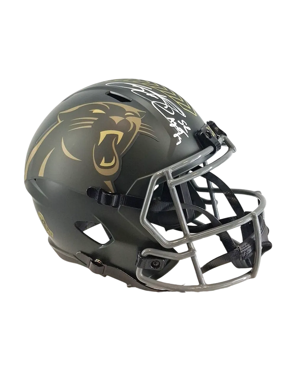 Steve Smith Sr autographed replica helmet