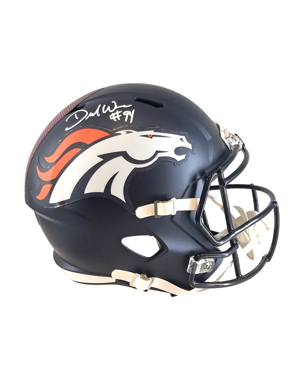 DeMarcus Ware autographed replica helmet