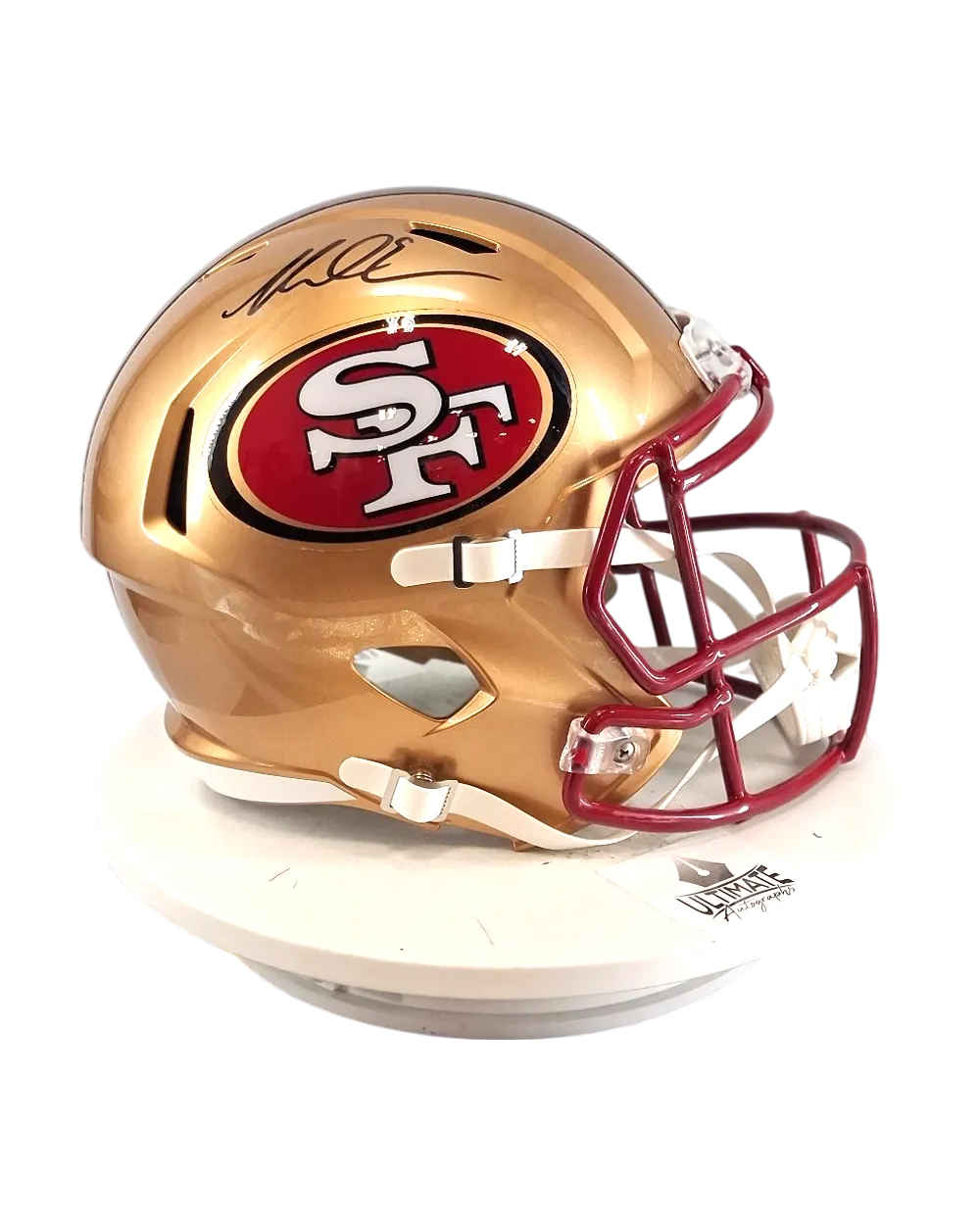 Mike Evans autographed replica helmet