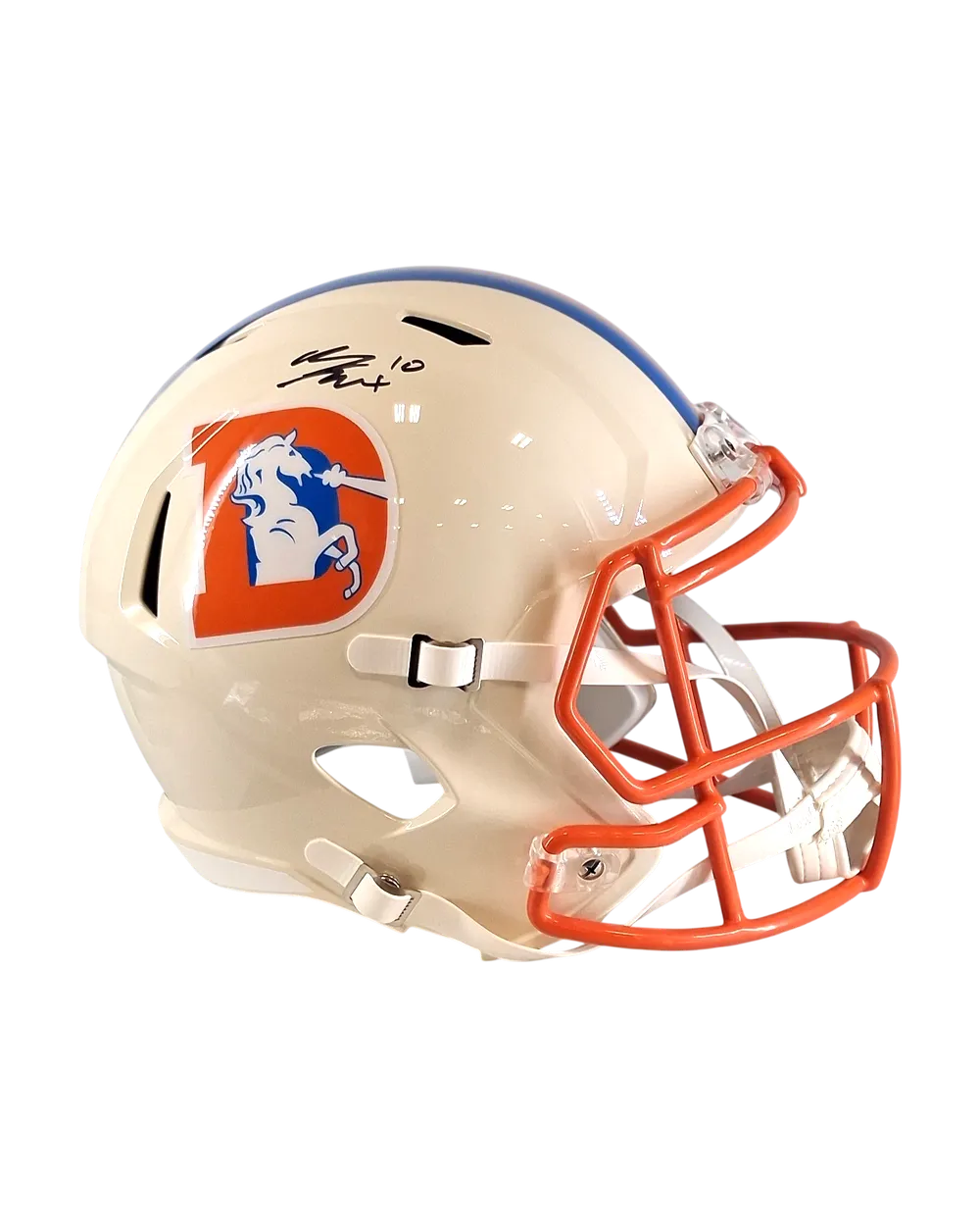 Bo Nix autographed replica helmet