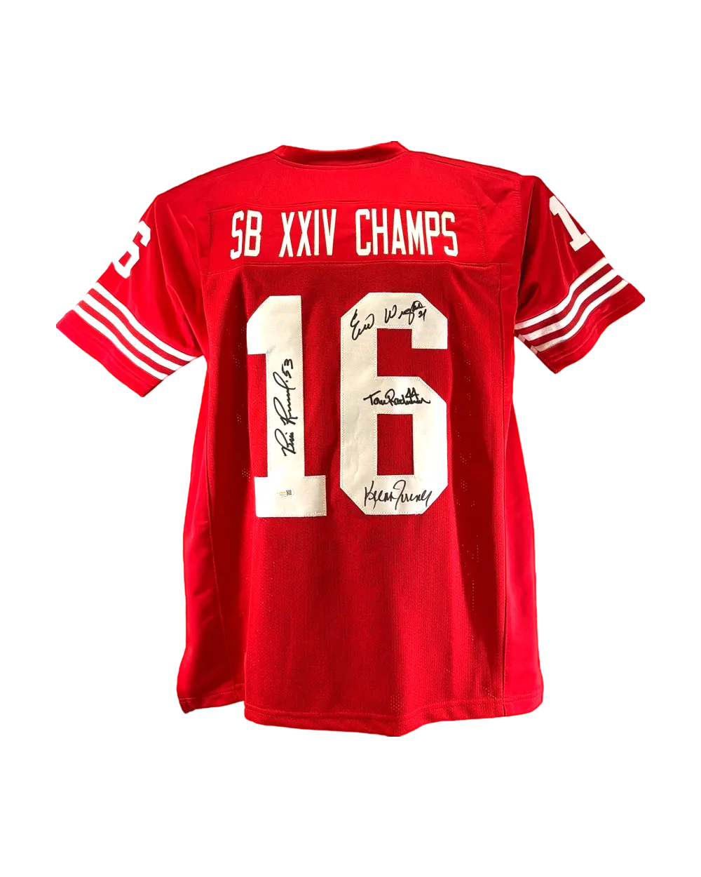 SB XXIV Champions autographed jersey