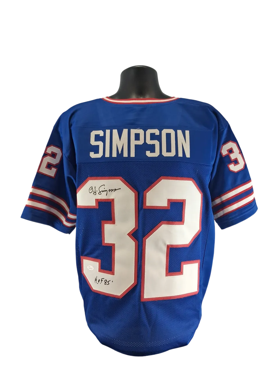 OJ Simpson autographed jersey