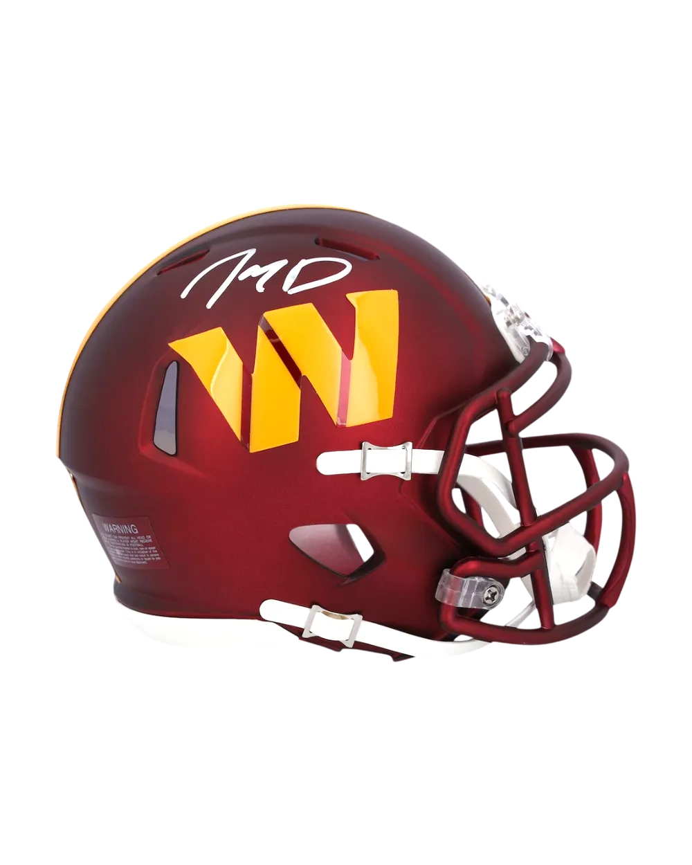Jayden Daniels autographed mini-helmet