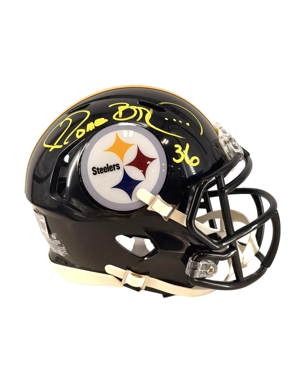 Jerome Bettis autographed mini-helmet