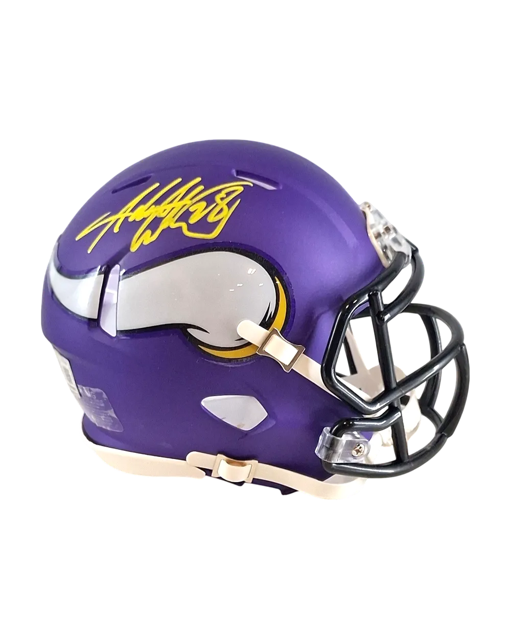 Adrian Peterson autographed mini-helmet