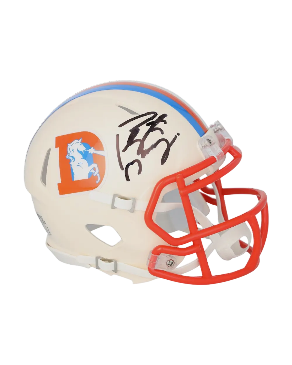 Peyton Manning autographed mini-helmet