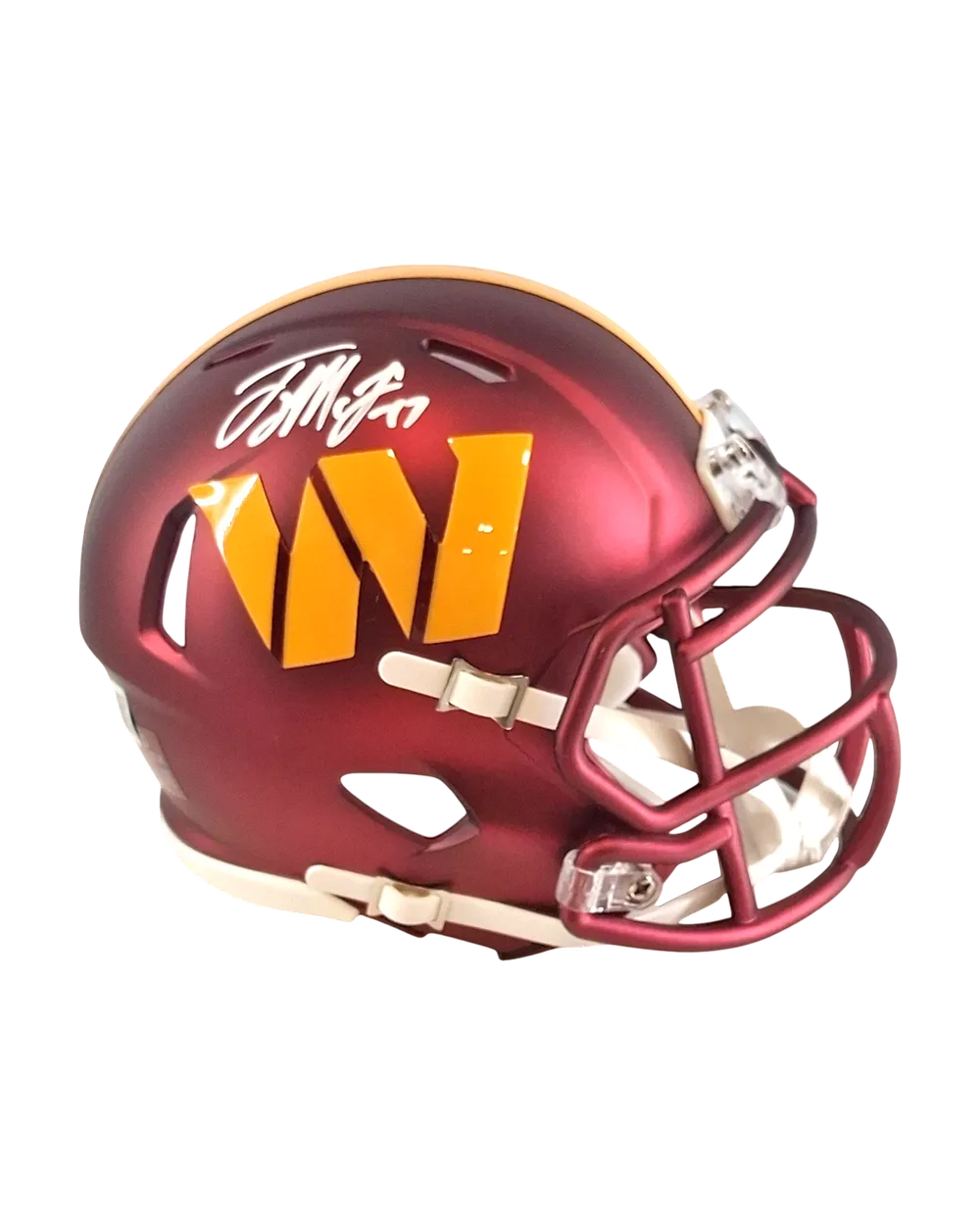 Terry McLaurin autographed mini-helmet