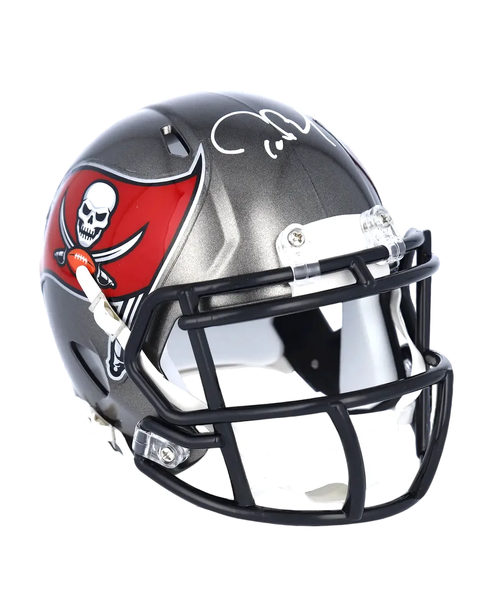 Tom Brady autographed mini-helmet