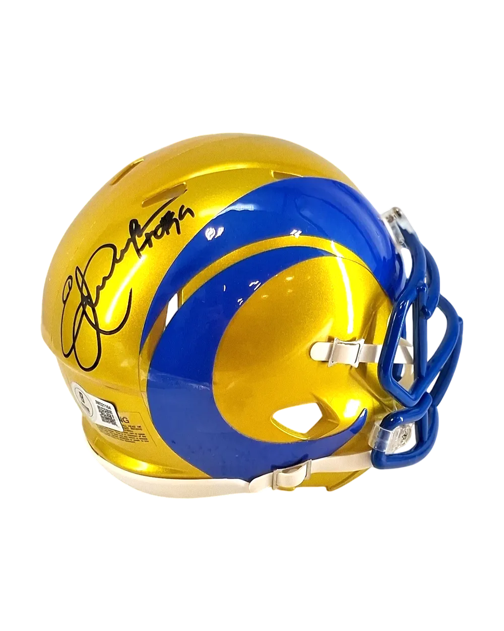 Eric Dickerson autographed mini-helmet