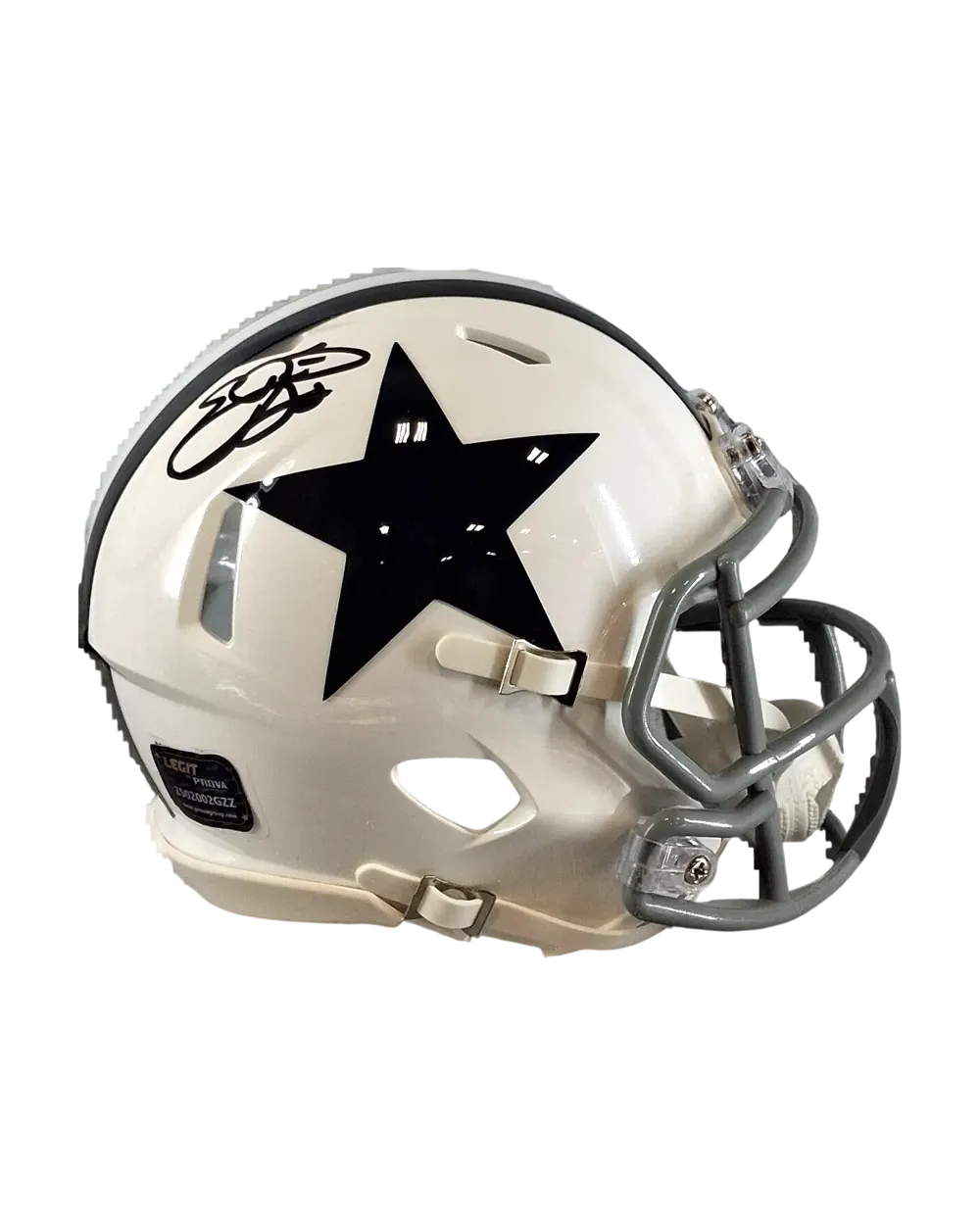 Emmitt Smith autographed mini-helmet