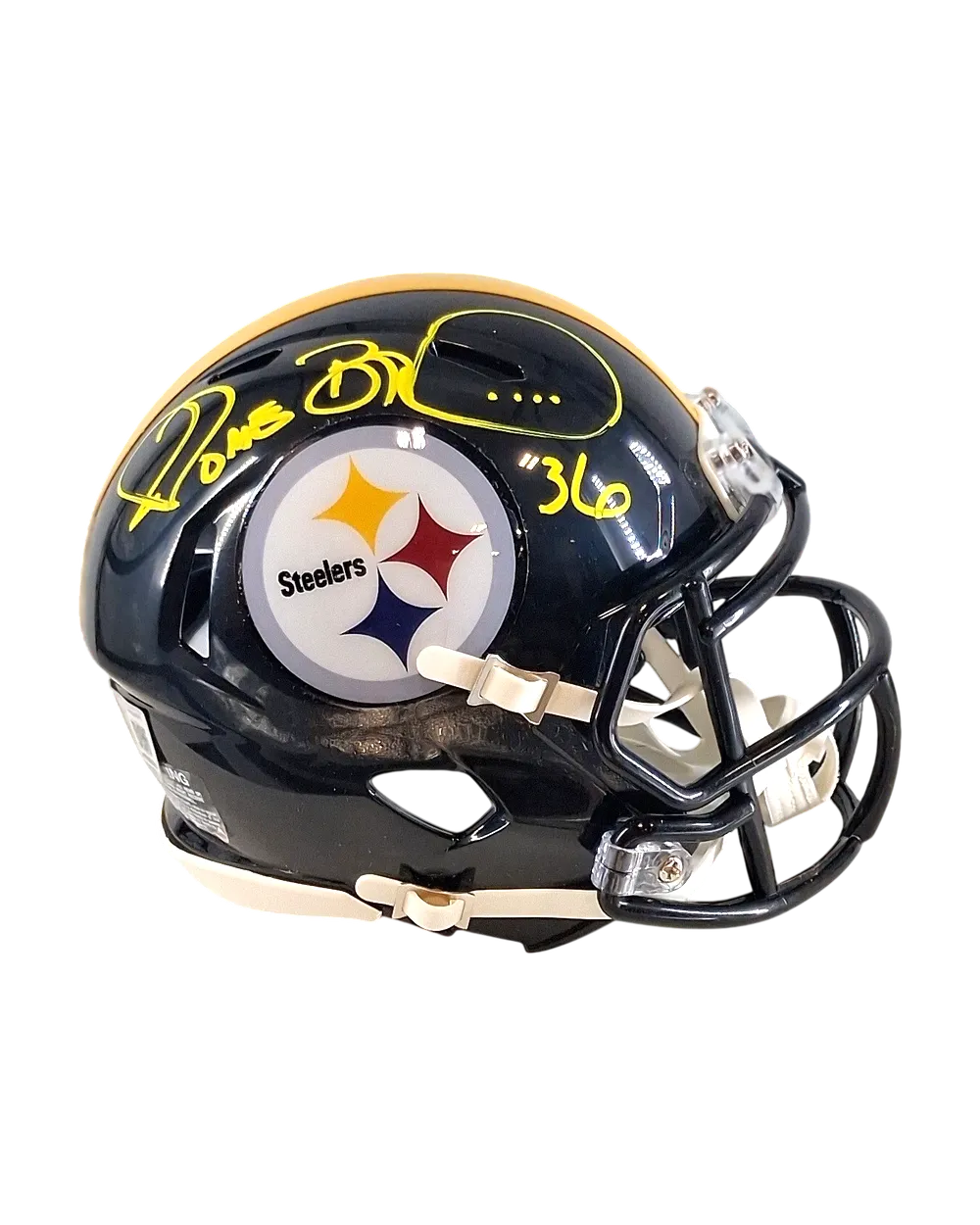 Jerome Bettis autographed mini-helmet